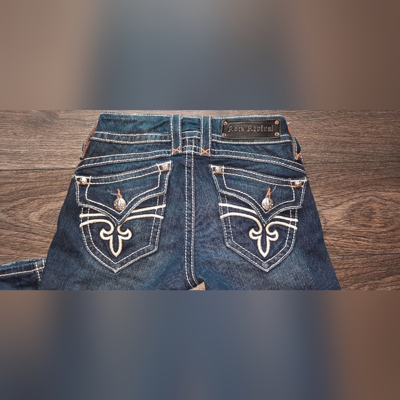 Flared/ bootcut Rock Revival Y2k jeans - Picture 3 of 5